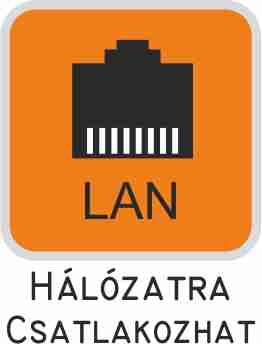 LAN hálózatra csatlakoztatható